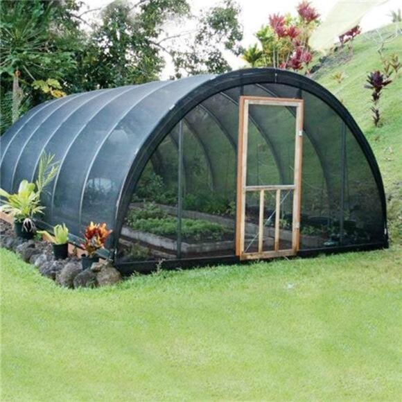 40% Sunblock Shade Cloth Cover with Clips for Plants 6’ X 20’, Black - Picture 15 of 16
